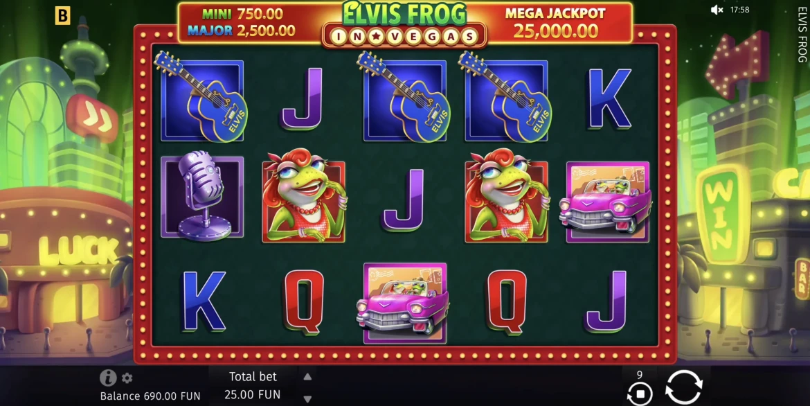 Elvis Frog in Vegas
