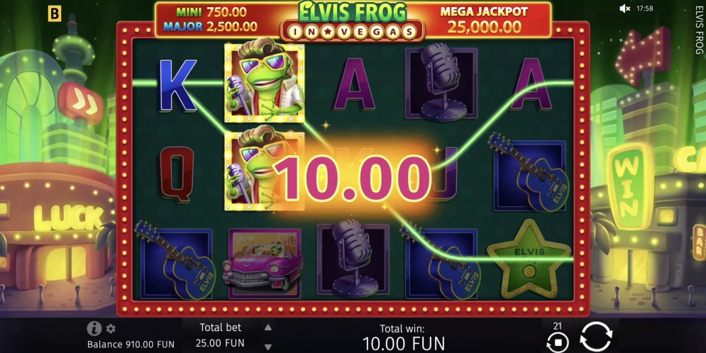 Elvis Frog in Vegas demo